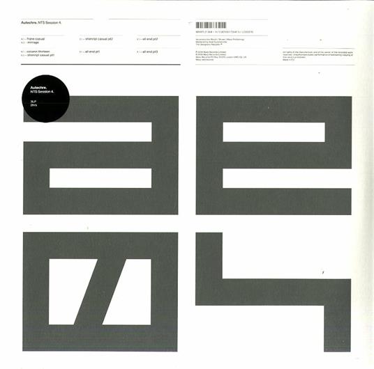 NTS Session 4 - Vinile LP di Autechre - 2