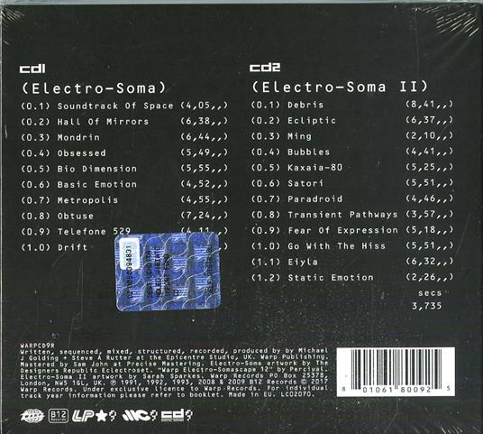 Electro-Soma I-II Anthology - CD Audio di B12 - 2