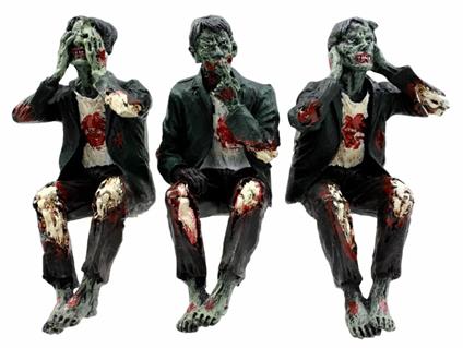 See No Hear No Speak No Evil Zombies