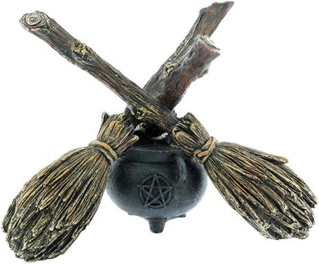 Broomstick Crystal Ball Holder - 2