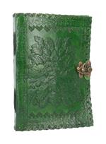 Leather Diario Emboss Greenman & Two Lock Agenda Nemesis Now