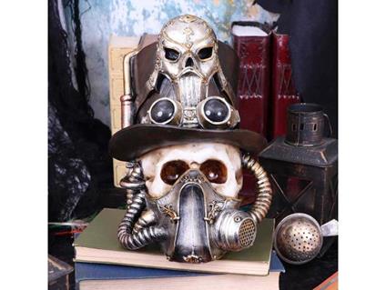 STEAMPUNK BREATHE VENETIAN MASK SKULL Figura Nemesis Now