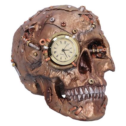 Steampunk Skull Clock