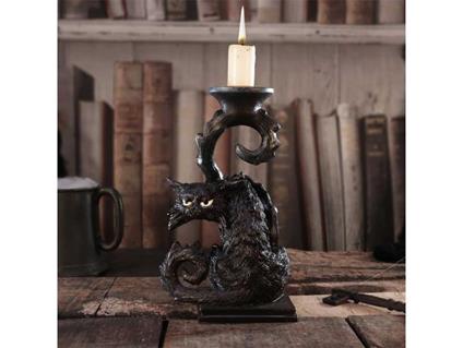 WITCHES FAMILIAR SPITE CANDLESTICK HOLD STATUA NEMESIS NOW