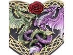 Dragon Love Heart Incense Burner Statua Nemesis Now