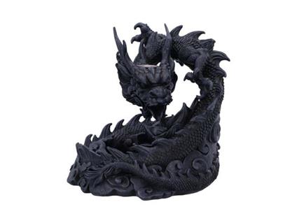 ASIAN DRAGON BACKFLOW INCENSE BURNER BRUCIAINCENSO NEMESIS NOW