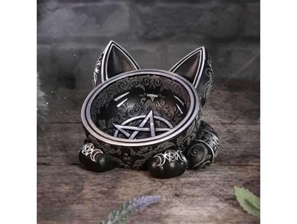Black Cat Magic Trinket Ciotola Accessori Nemesis Now