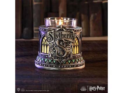 HARRY POTTER SLYTHE HOUSE TEA LIGHT HLDR Accessori Nemesis Now