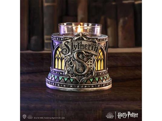 HARRY POTTER SLYTHE HOUSE TEA LIGHT HLDR Accessori Nemesis Now