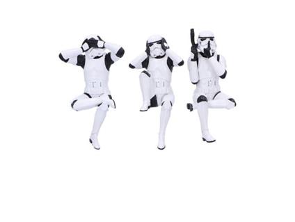 Stormtrooper Figures Three Wise Sitting Stormtroopers 11 Cm Nemesis Now