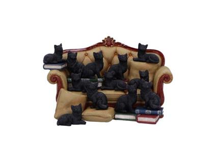 Couch Clowder Con 48 Display Cats Figura Nemesis Now