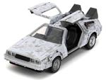 Ritorno Al Futuro 1 Variant Delorean Frost Diecast Modellino In Scala 1:32 Simba