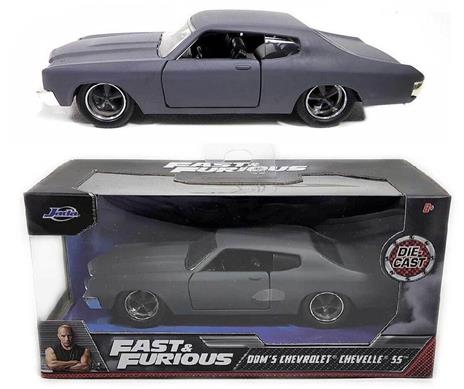 Dom's Chevy Chevelle SS 1970 Grey Fast & Furious 1:32 Model BALJADA97379