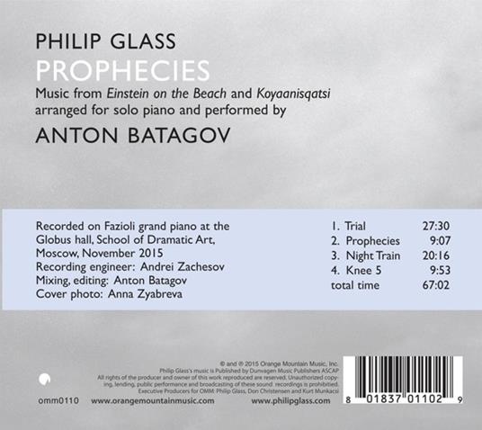 Prophecies - CD Audio di Philip Glass - 2