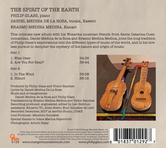 The Spirit of the Earth - CD Audio di Philip Glass - 2