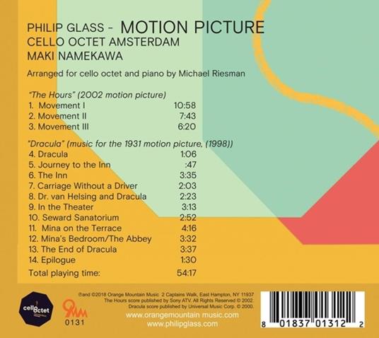 Motion Picture - CD Audio di Philip Glass - 2