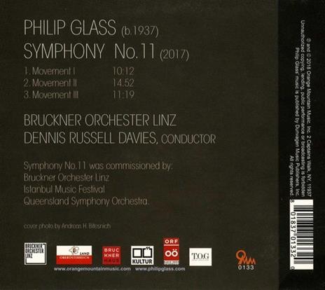 Sinfonia n.11 - CD Audio di Philip Glass,Dennis Russell Davies,Bruckner Orchester Linz - 2