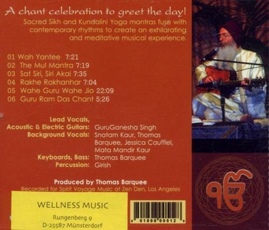 Grateful Ganesh - CD Audio di Guru Ganesha Singh - 2