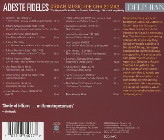 Adeste Fideles - CD Audio di Thomas Lang-Reilly - 2