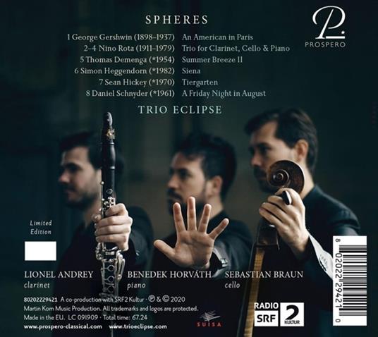Spheres - CD Audio di Trio Eclipse - 2