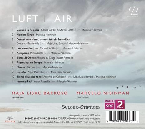 Luft - CD Audio di Maja Lisac - Marcelo Nisinman Barroso - 2