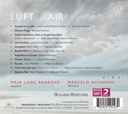 Luft - CD Audio di Maja Lisac - Marcelo Nisinman Barroso - 2