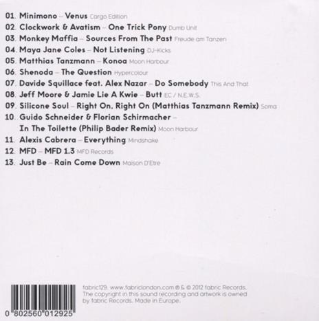 Fabric 65 - CD Audio di Matthias Tanzmann - 2