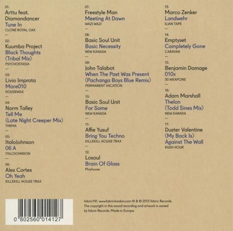 Fabric 71 - CD Audio - 2