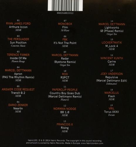 Fabric 77 Marcel Dettmann - CD Audio di Marcel Dettmann - 2