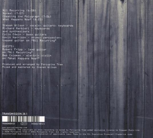Nil Recurring - CD Audio di Porcupine Tree