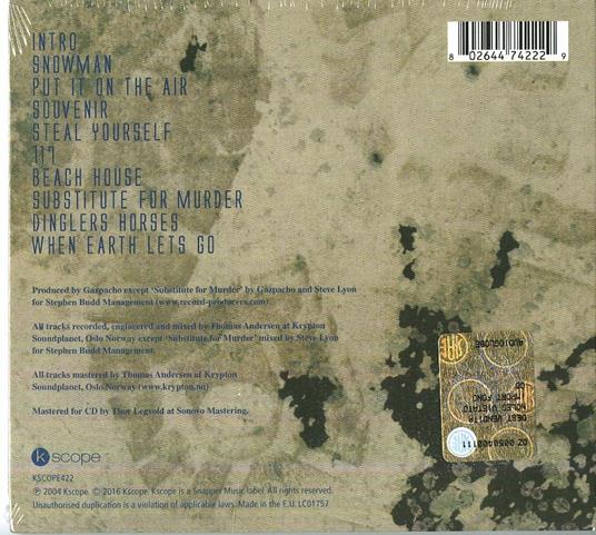 When Earth Lets Go - CD Audio di Gazpacho - 2