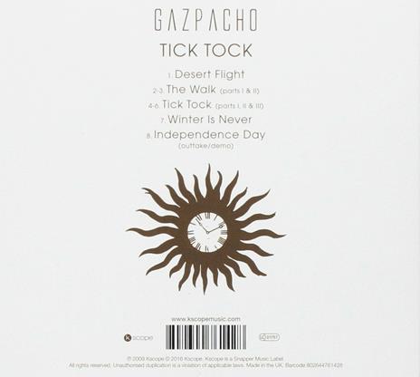 Tick Tock - CD Audio di Gazpacho - 2
