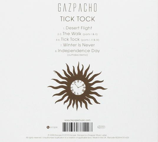 Tick Tock - CD Audio di Gazpacho - 2