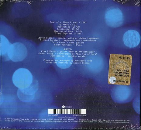 Fear of a Blank Planet (Digibook) - CD Audio di Porcupine Tree - 2