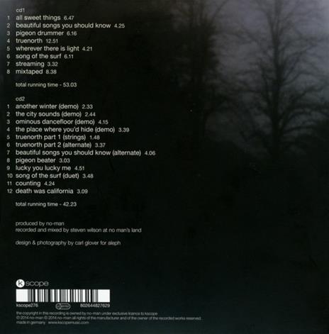 Schoolyard Ghost (Digipack) - CD Audio di No-Man - 2