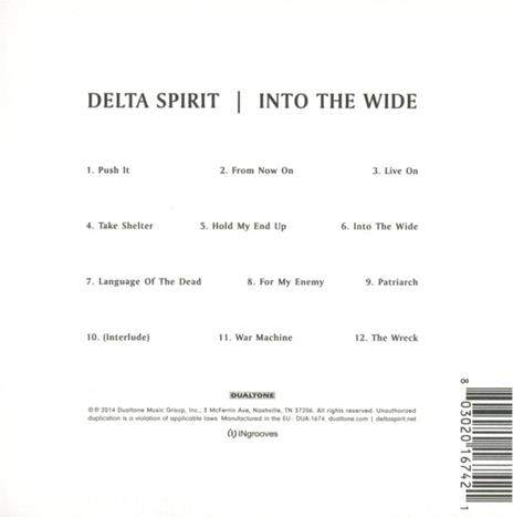 Into the Wide - CD Audio di Delta Spirit - 2