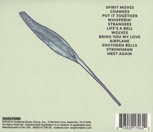 Spirit Moves -Digi- - CD Audio di Langhorne Slim - 2