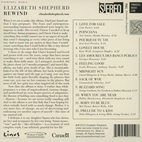 Rewind - CD Audio di Elizabeth Shepherd - 2