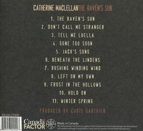 The Raven's Sun - CD Audio di Catherine MacLellan - 2