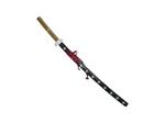 Katana Non Affilata One Piece Kikoku Nera e Rossa L