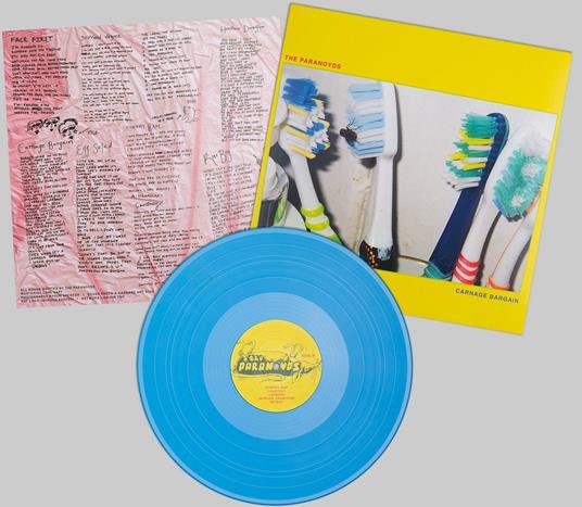 Carnage Bargain (Blue Coloured Vinyl) - Vinile LP di Paranoyds - 2