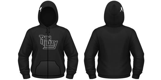 Felpa con Cappuccio Thin Lizzy. Outline Logo