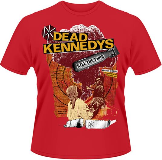 T-Shirt uomo Dead Kennedys. Kill the Poor