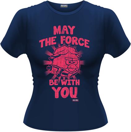 T-Shirt donna Angry Birds Star Wars. May the Force Be With You
