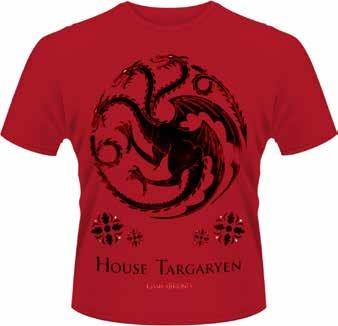 T-Shirt uomo Trono di Spade (Game of Thrones) House of Targaryen
