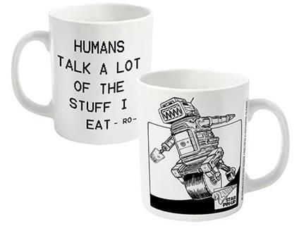 Tazza 2000 AD Row-Jaws. Humans Talk a Lot