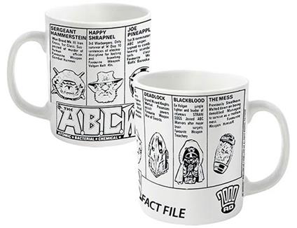 Tazza 2000 AD. Abc Warriors Fact File