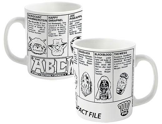 Tazza 2000 AD. Abc Warriors Fact File