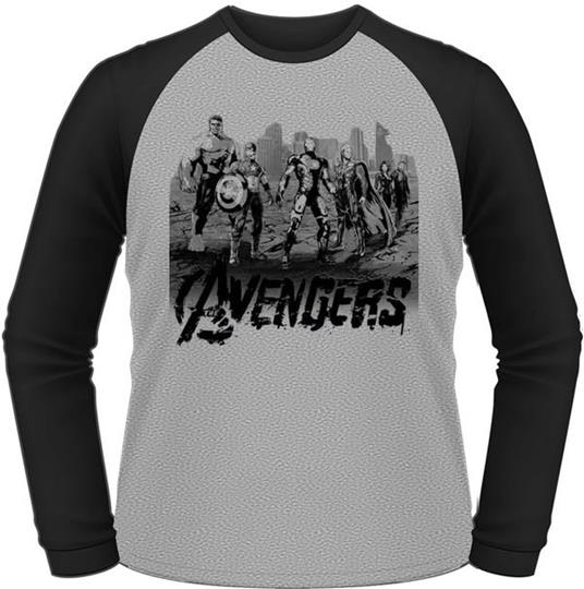 T-Shirt maniche lunghe Avengers. Age Of Ultron. Team Art