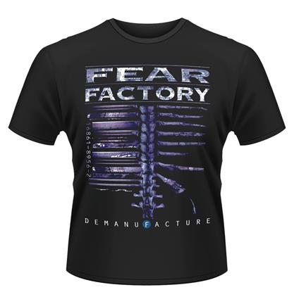 T-Shirt stampa Fronte e Retro Unisex Fear Factory. Demanfacture